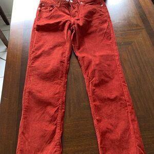 Red Corduroy Pants